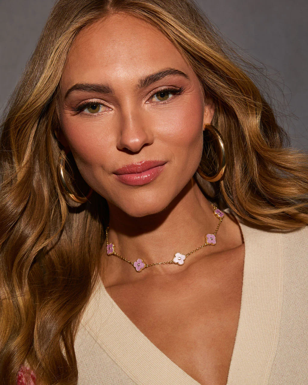 Madeline Clover Charm Necklace - Image 8