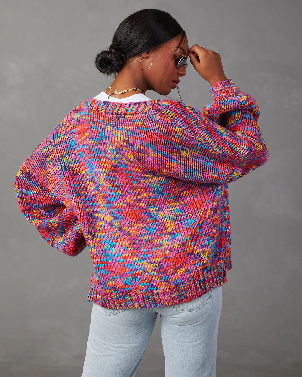 A Different World Multicolor Cardigan - Image 4