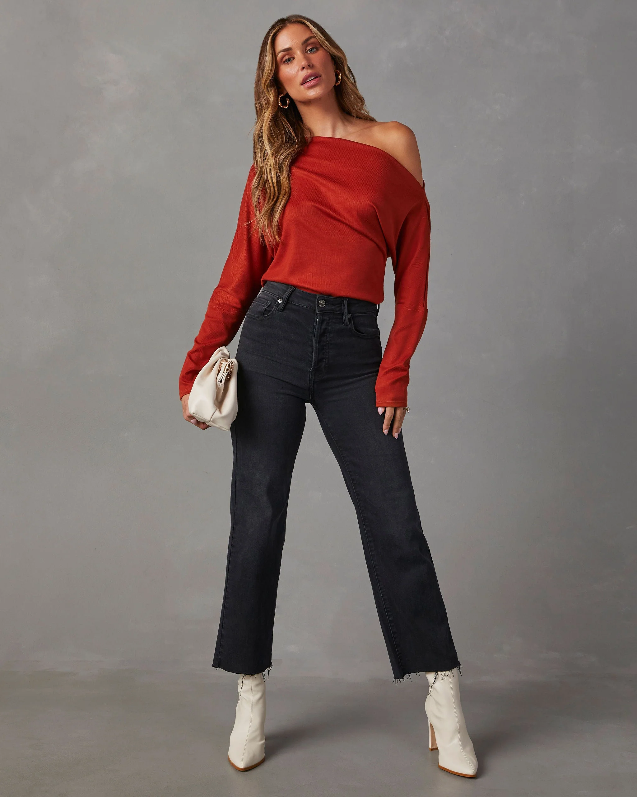 A Wow Moment Asymmetrical Long Sleeve Top - Image 9