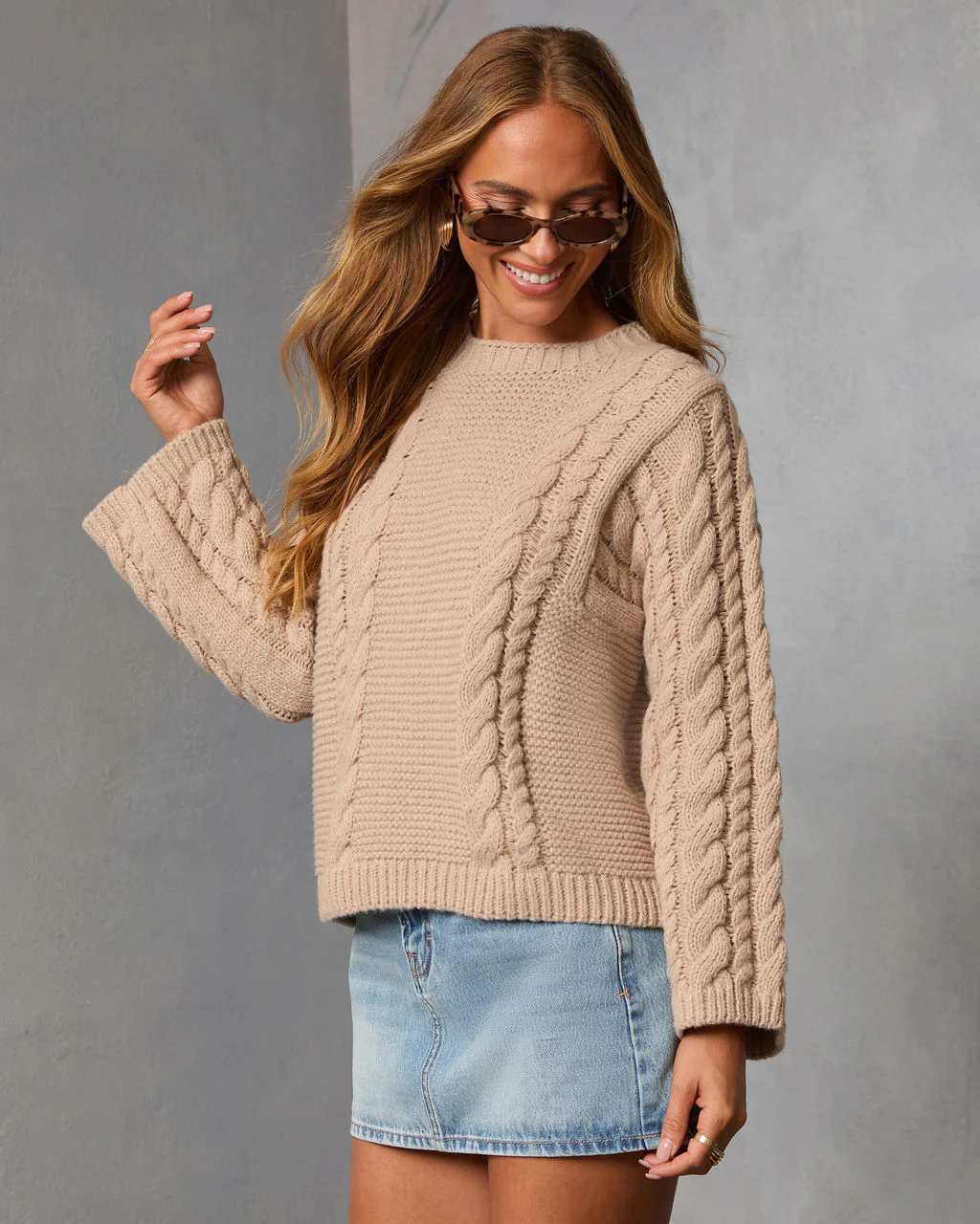 Acorn Trail Cable Knit Sweater - Image 3