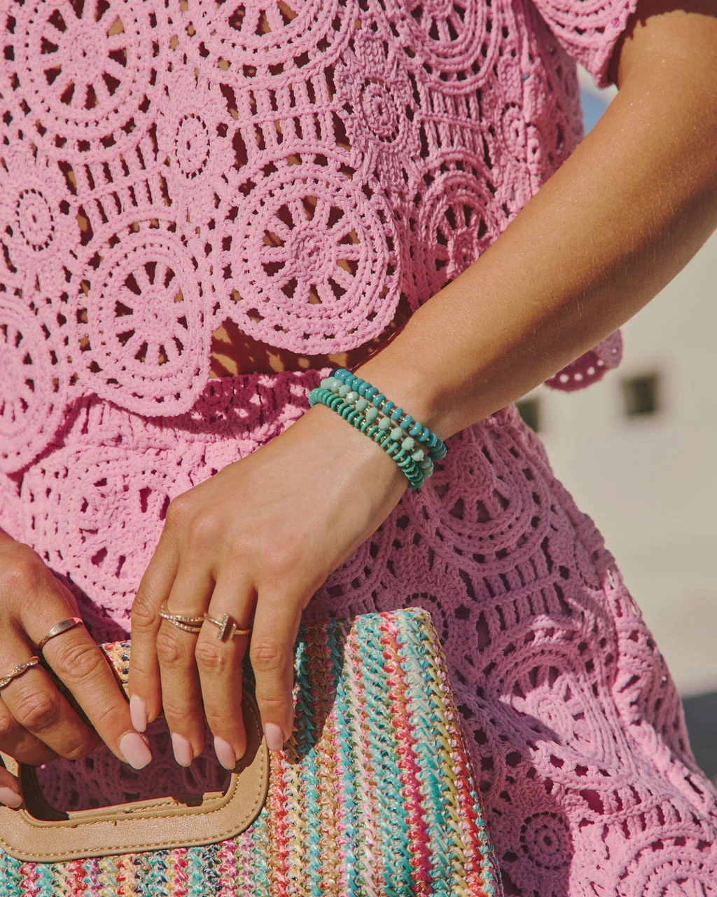 Adenna Beaded Bracelet Set - Image 3