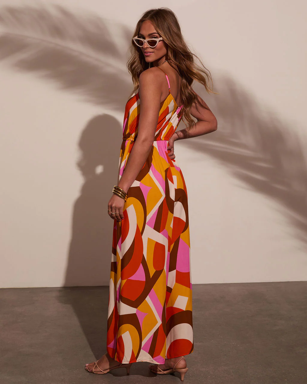 Adina Abstract Printed Jumpsuit - Image 4