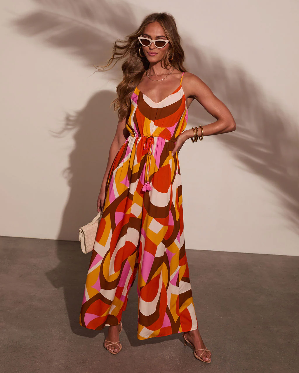 Adina Abstract Printed Jumpsuit - Image 5