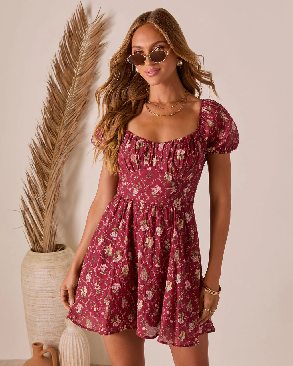 Adinna Scoop Neck Mini Dress - Image 2