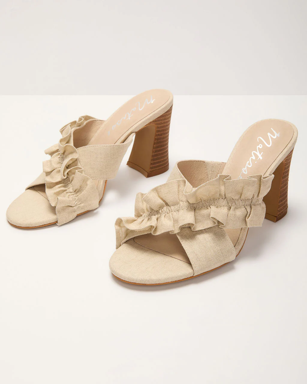 Adriel Heeled Ruffle Sandals - Image 2