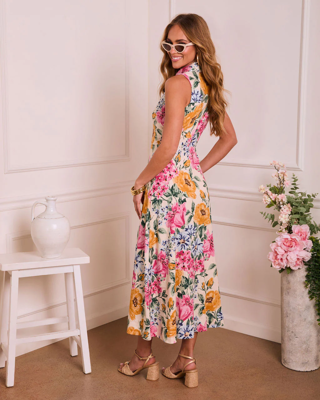 After Bloom Floral Maxi Shirt Dress - Image 4