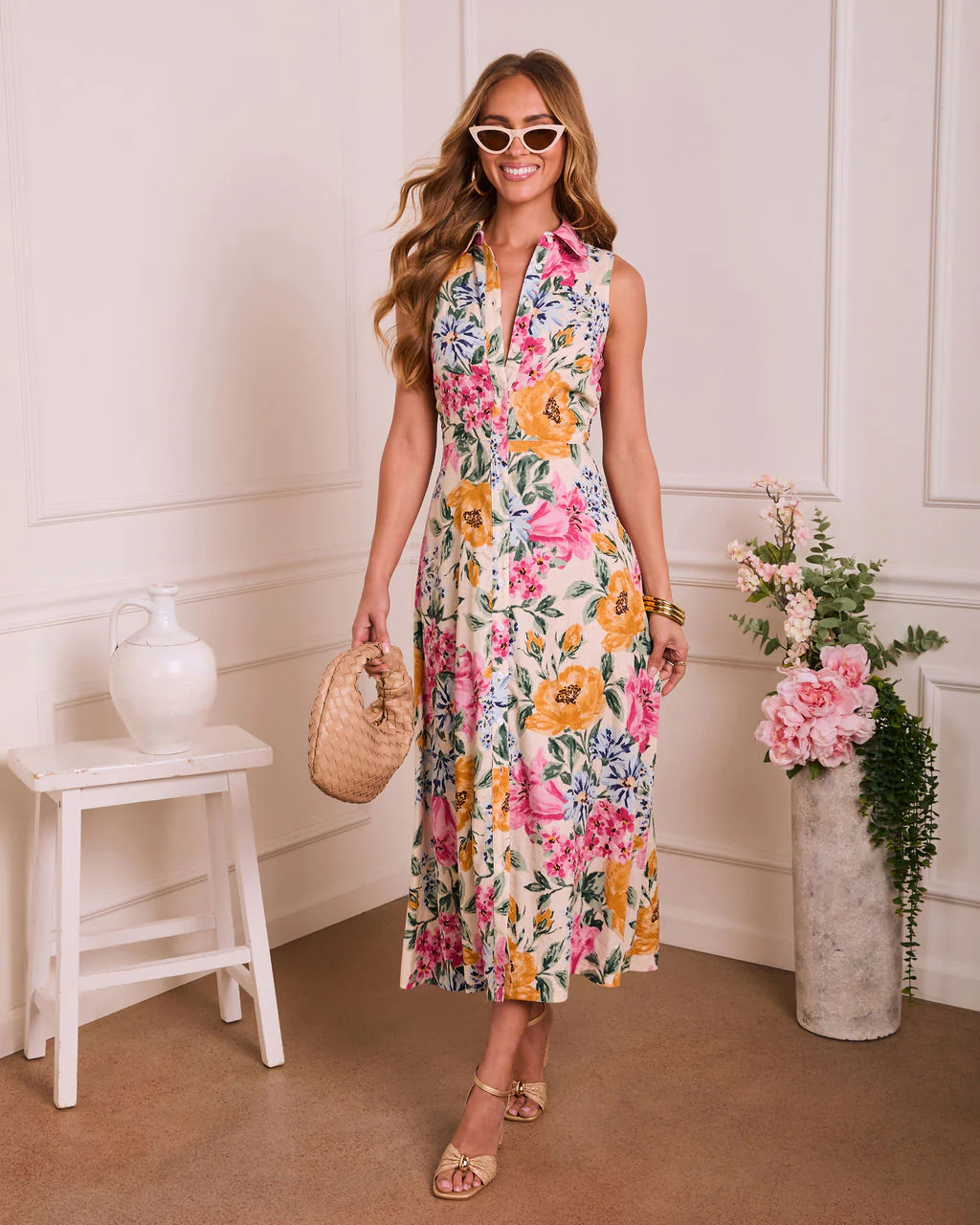 After Bloom Floral Maxi Shirt Dress - Image 5