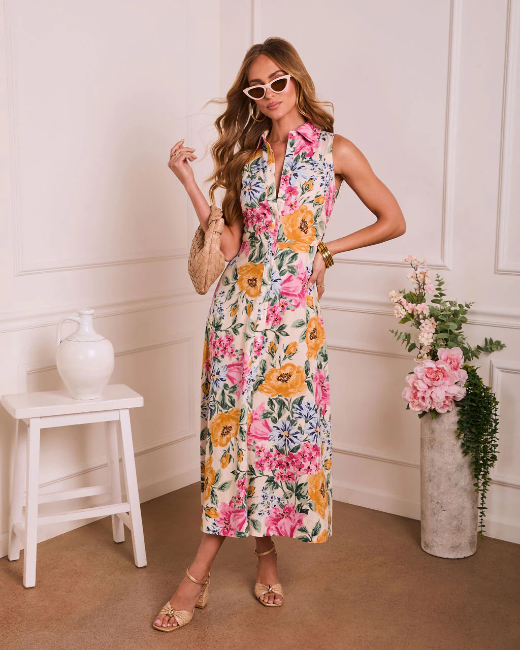 After Bloom Floral Maxi Shirt Dress - Image 6