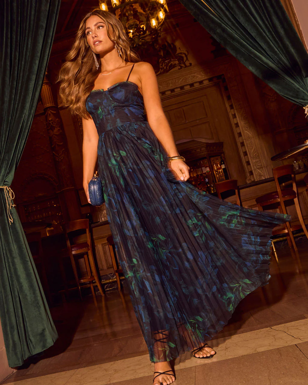 Afterglow Guest Pleated Maxi Dress - Image 3