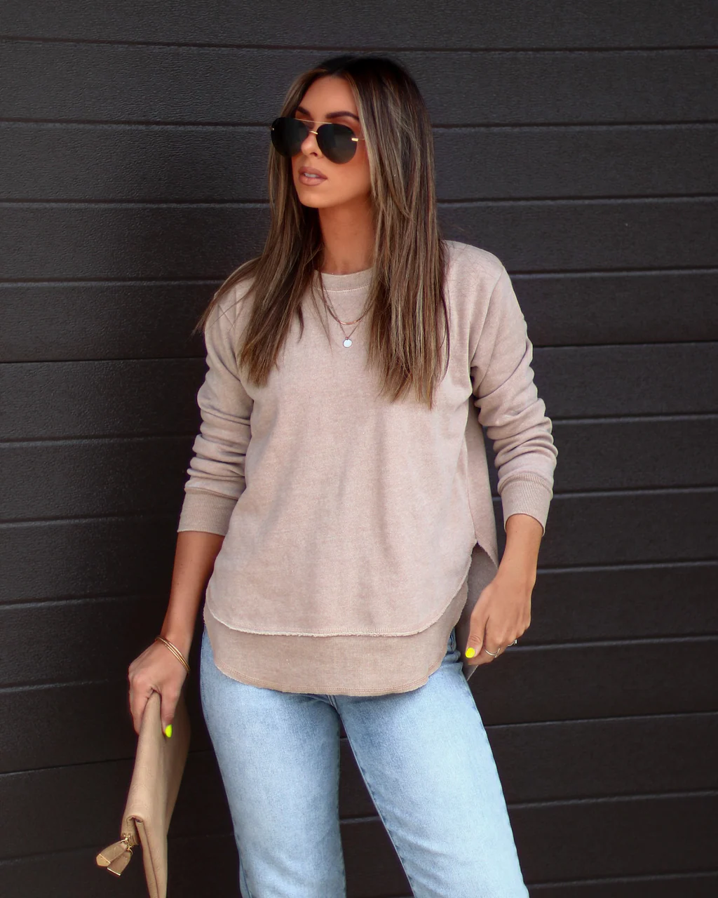 Al Fresco Cotton Blend Knit Pullover - Image 7