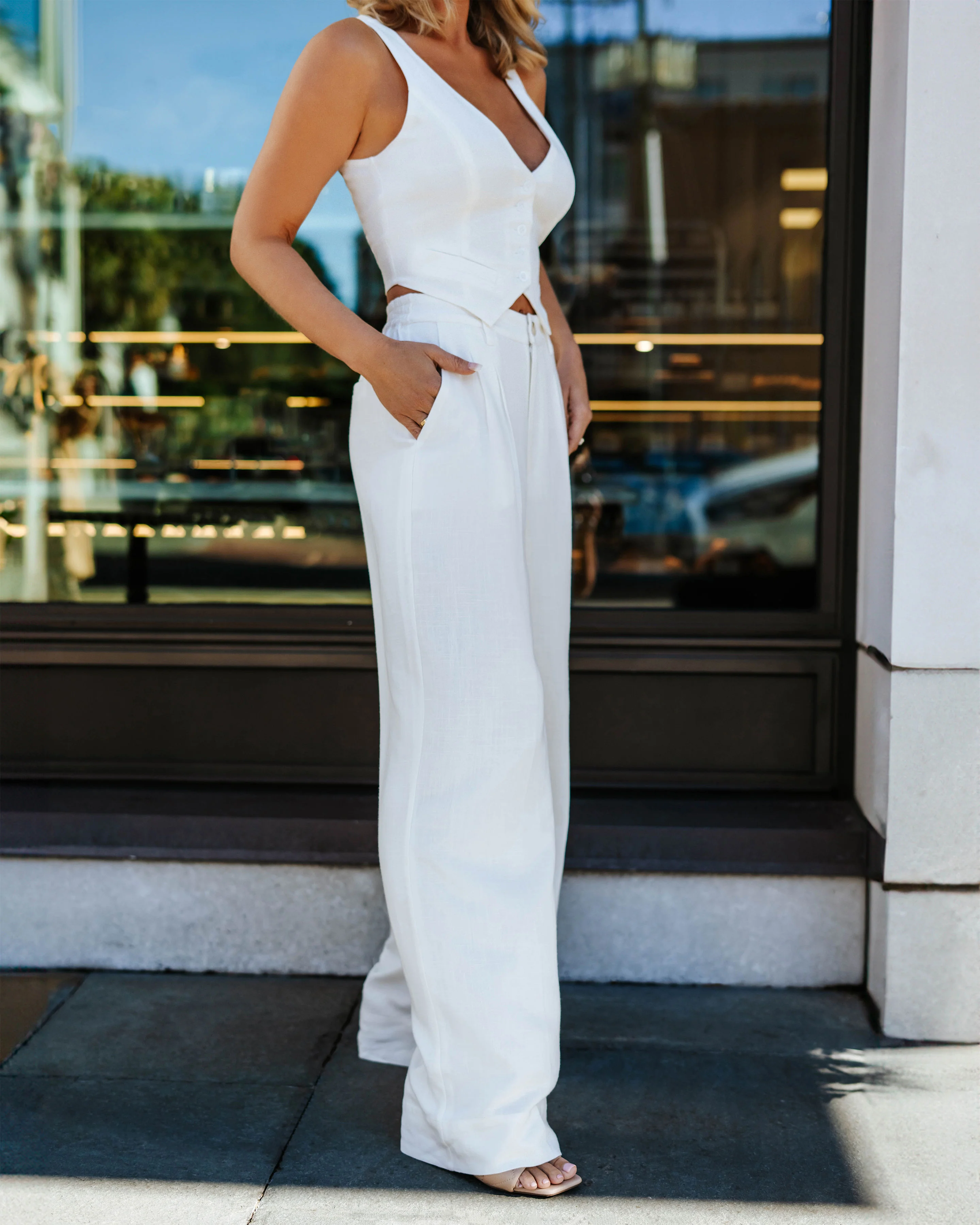 Leva Pocketed Wide Leg Pants - Image 15
