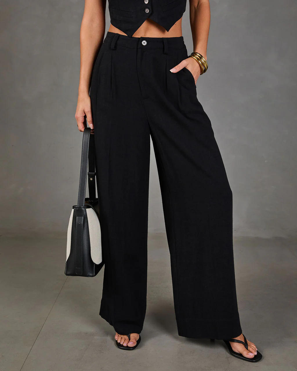 Leva Pocketed Wide Leg Pants - Image 6