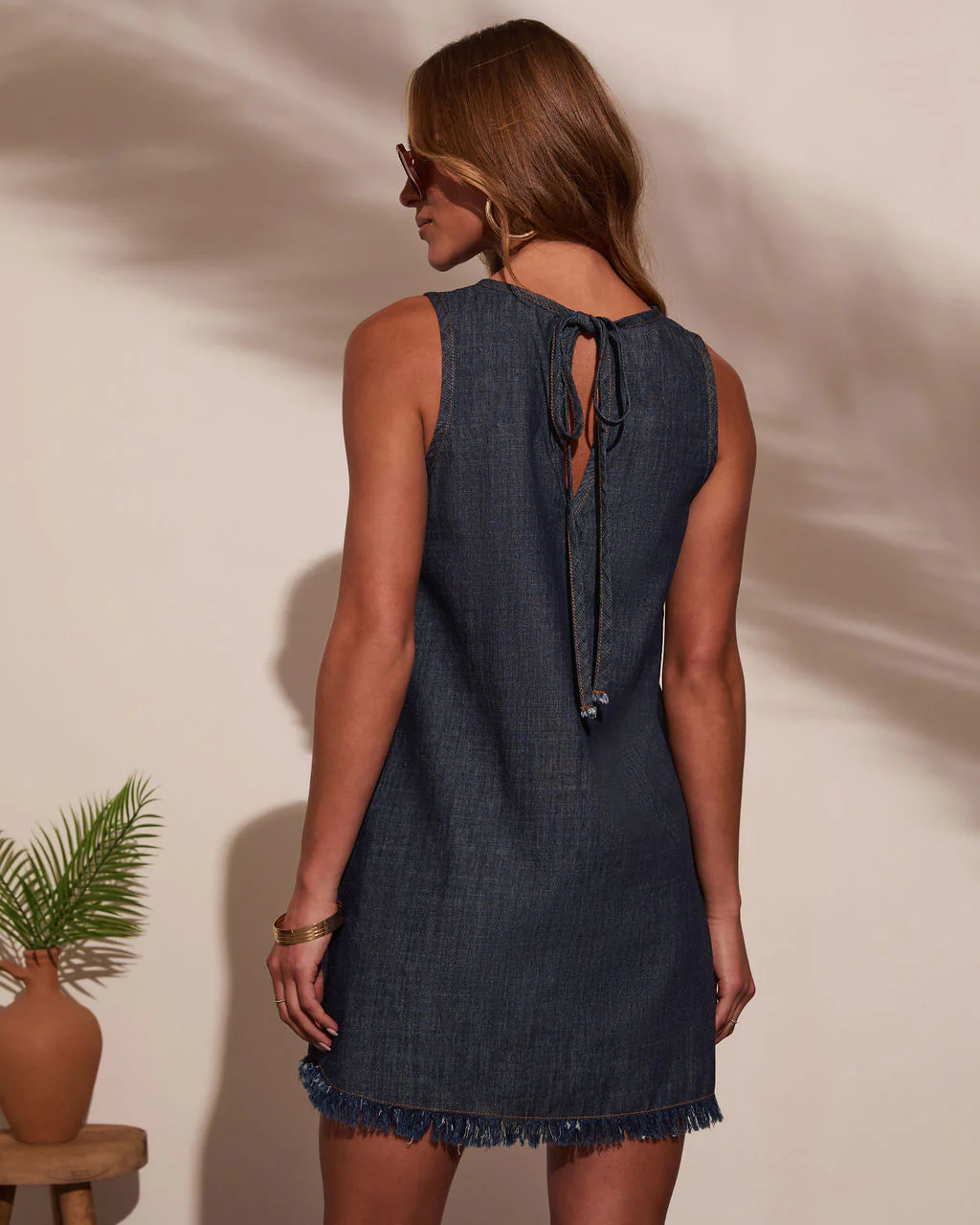 Alejandra Shift Denim Dress - Image 4