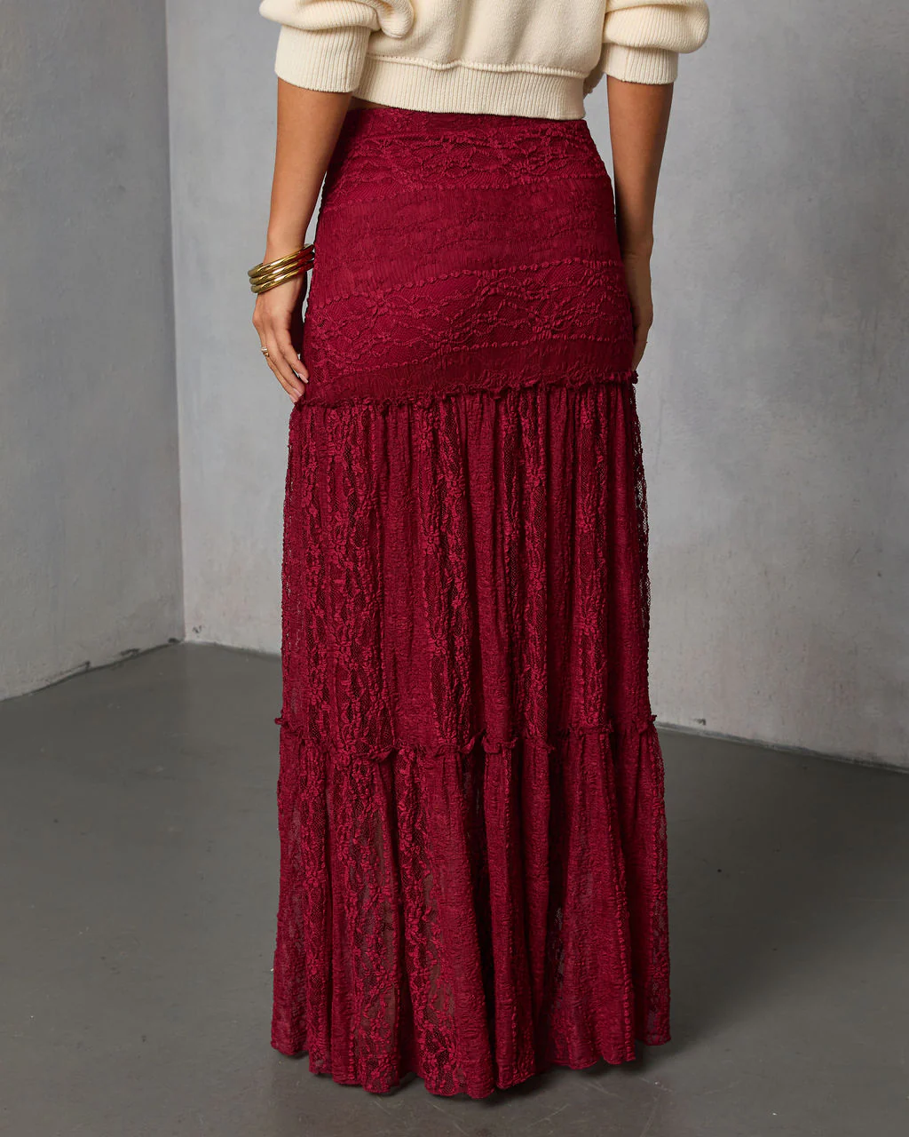 Alene Lace Maxi Skirt - Image 4
