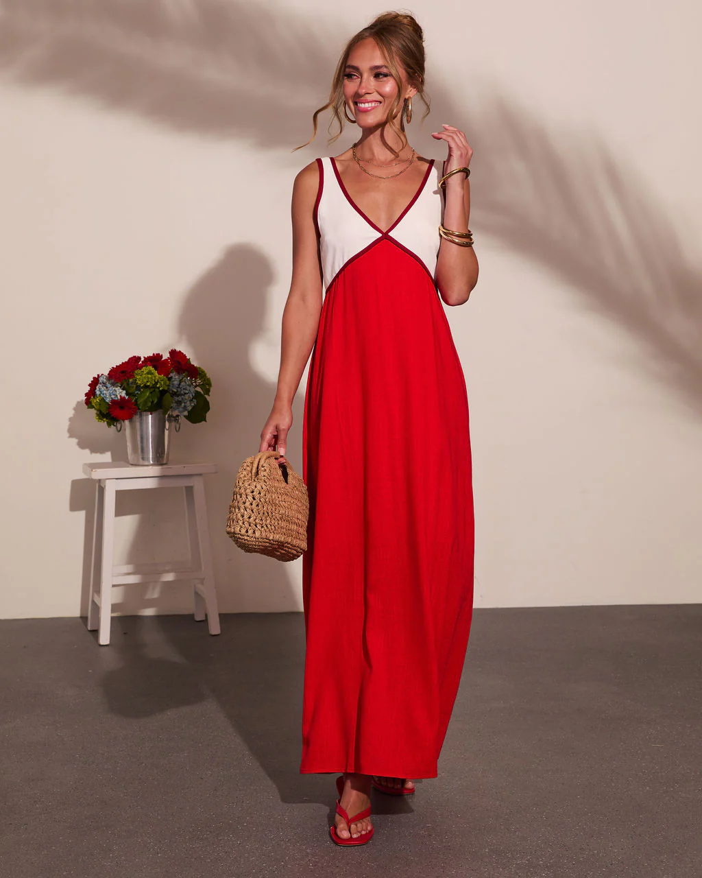 Alexandrea Colorblock Maxi Dress - Image 5