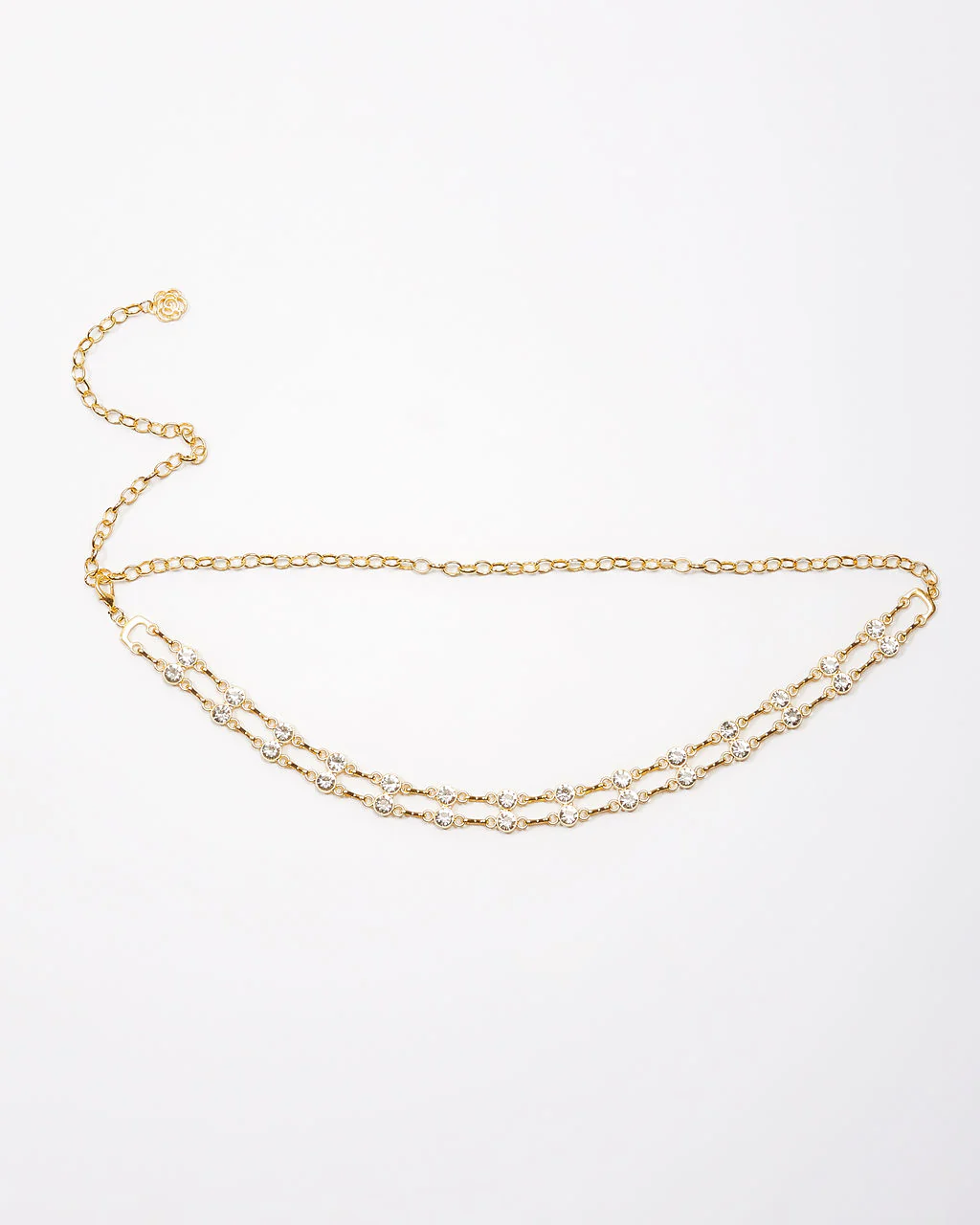Alfred Rhinestone Chain Belt - Image 3