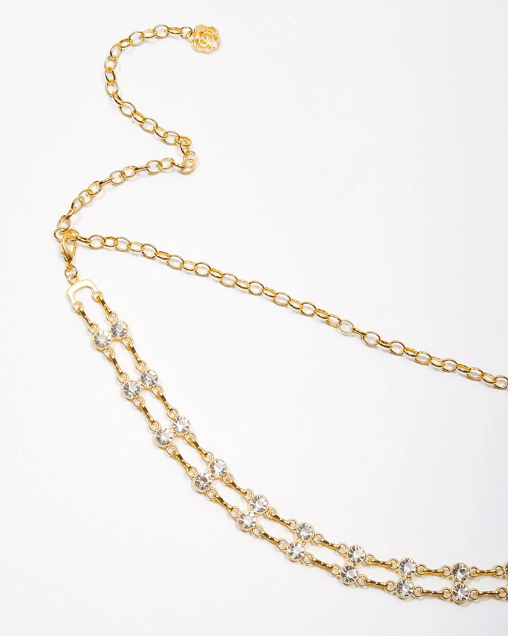 Alfred Rhinestone Chain Belt - Image 5