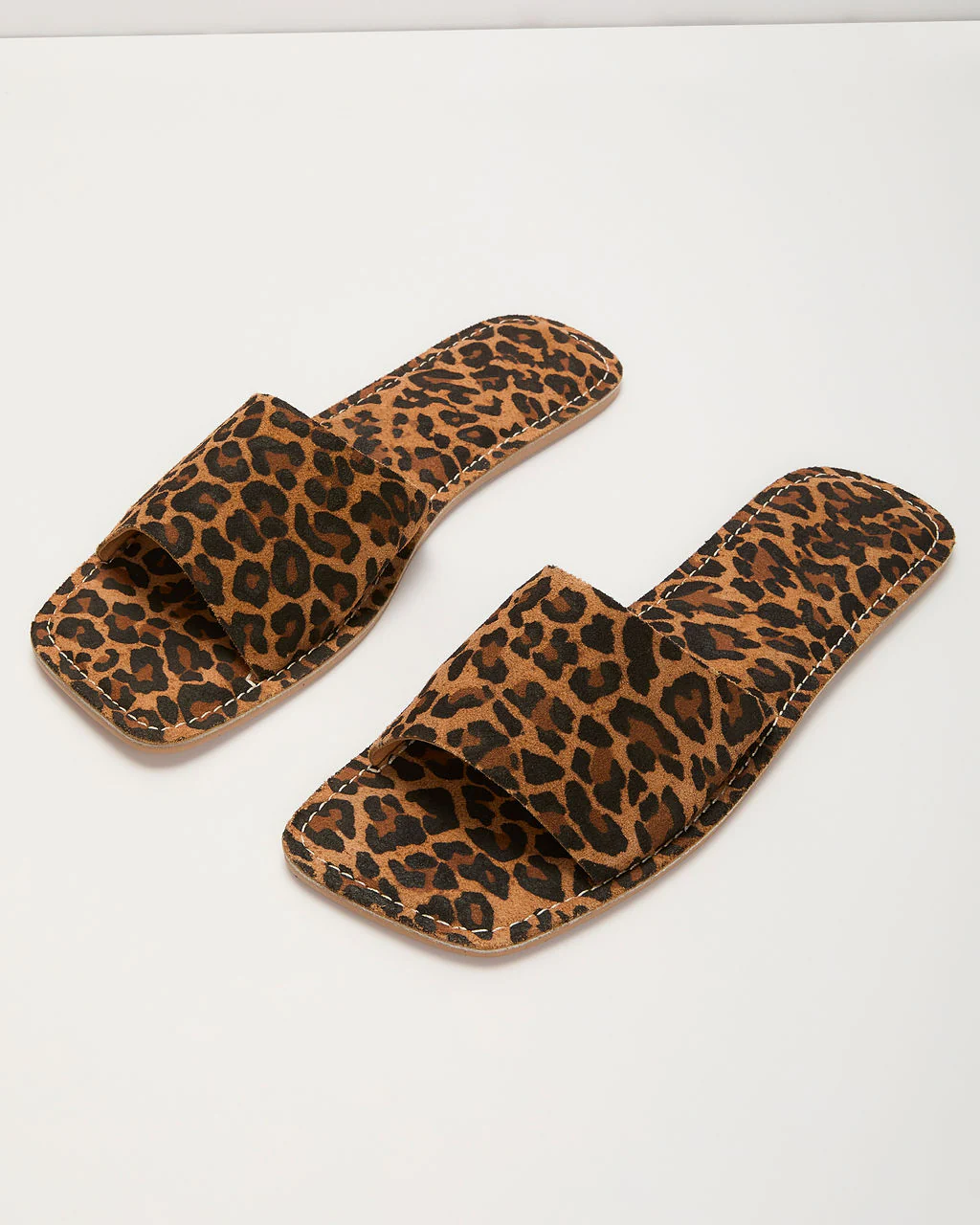 Alia Leopard Slide Sandals - Image 2