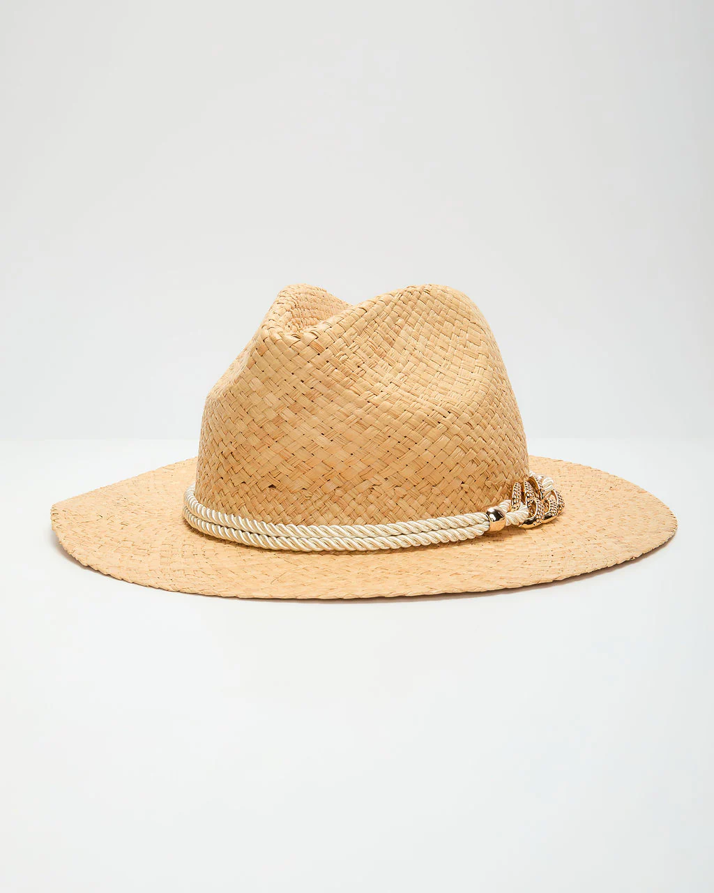 Alisson Rope And Chain Straw Hat - Image 2