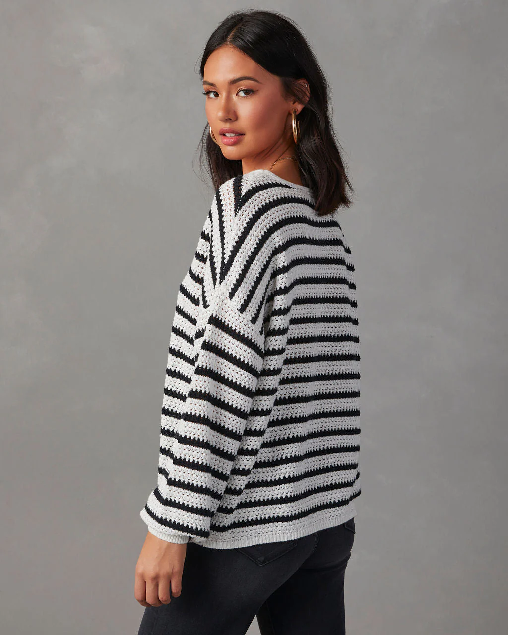 All The Time Striped Pullover Sweater - Image 10