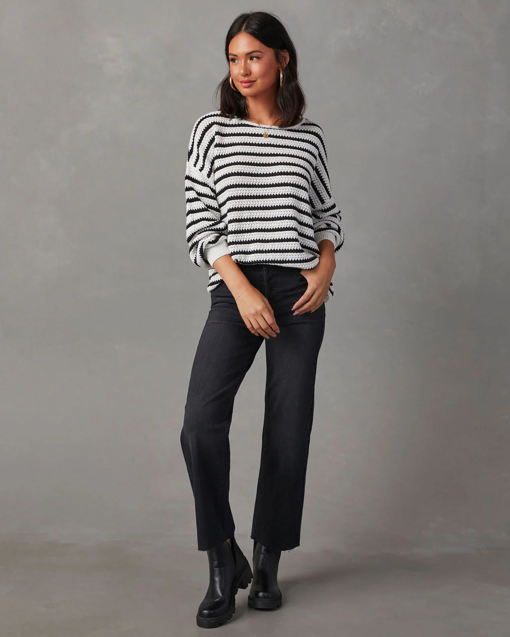 All The Time Striped Pullover Sweater - Image 12