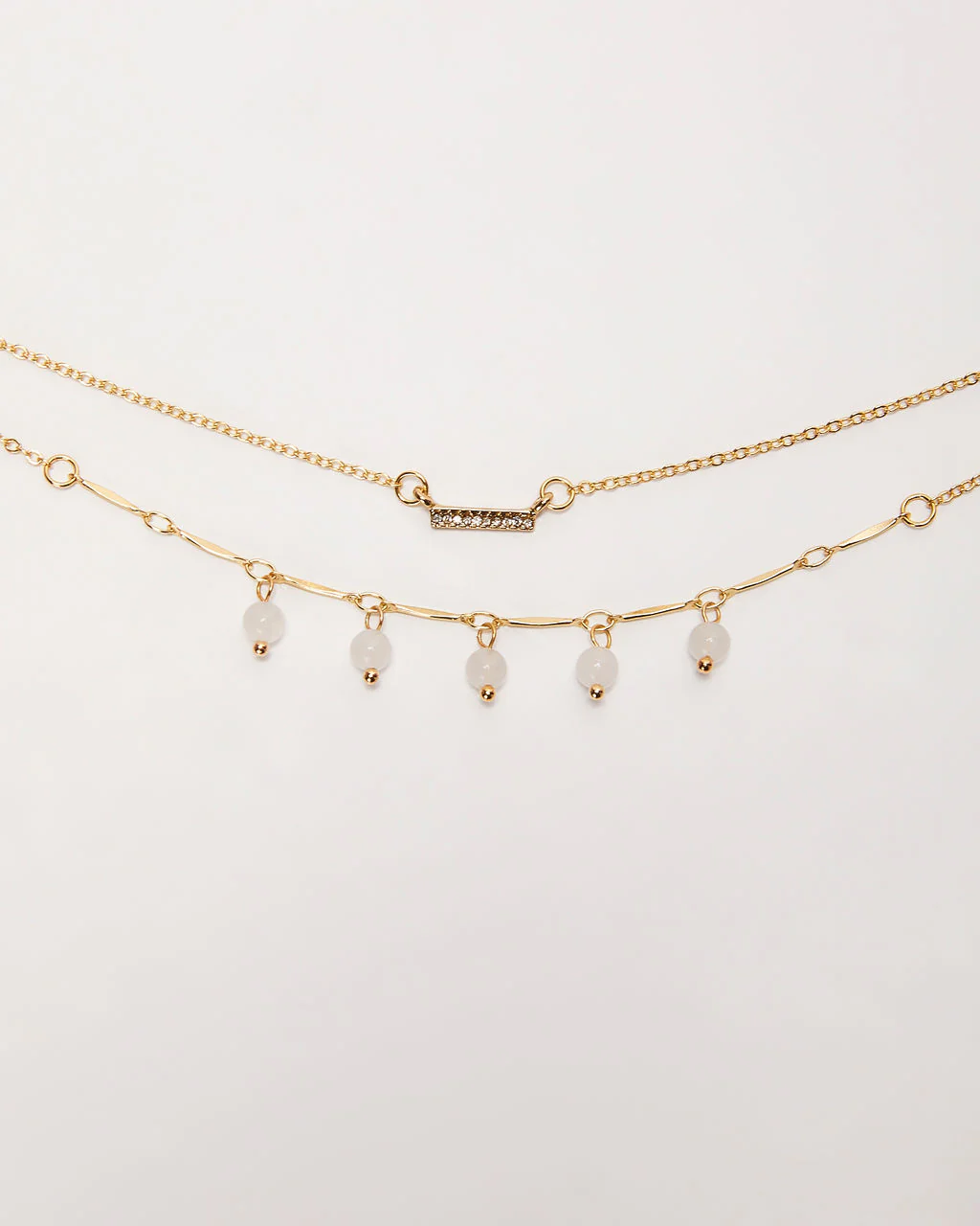 Allie Layered Dainty Necklace - Image 4