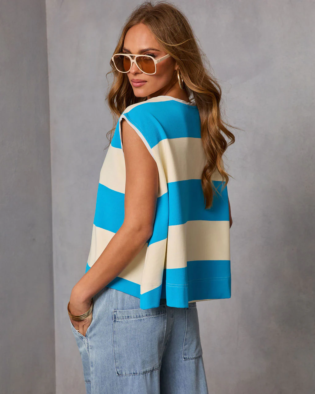 Ambar Striped Tank Top - Image 4