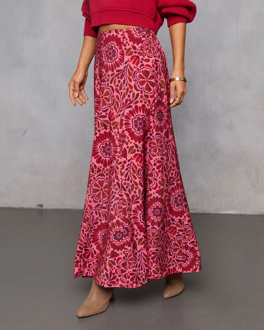 Amber Hour Maxi Skirt - Image 3