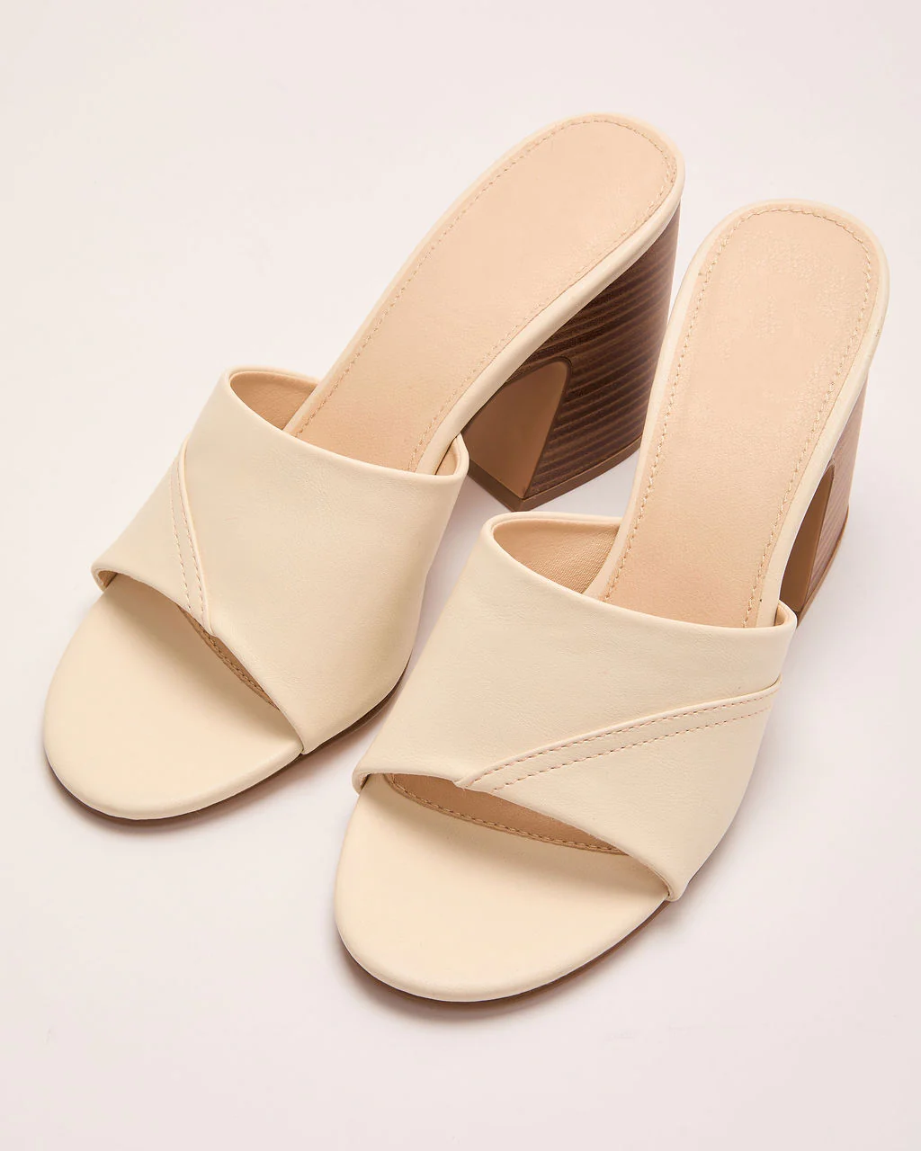 Ameliah Vegan Leather Heel Mules - Image 2
