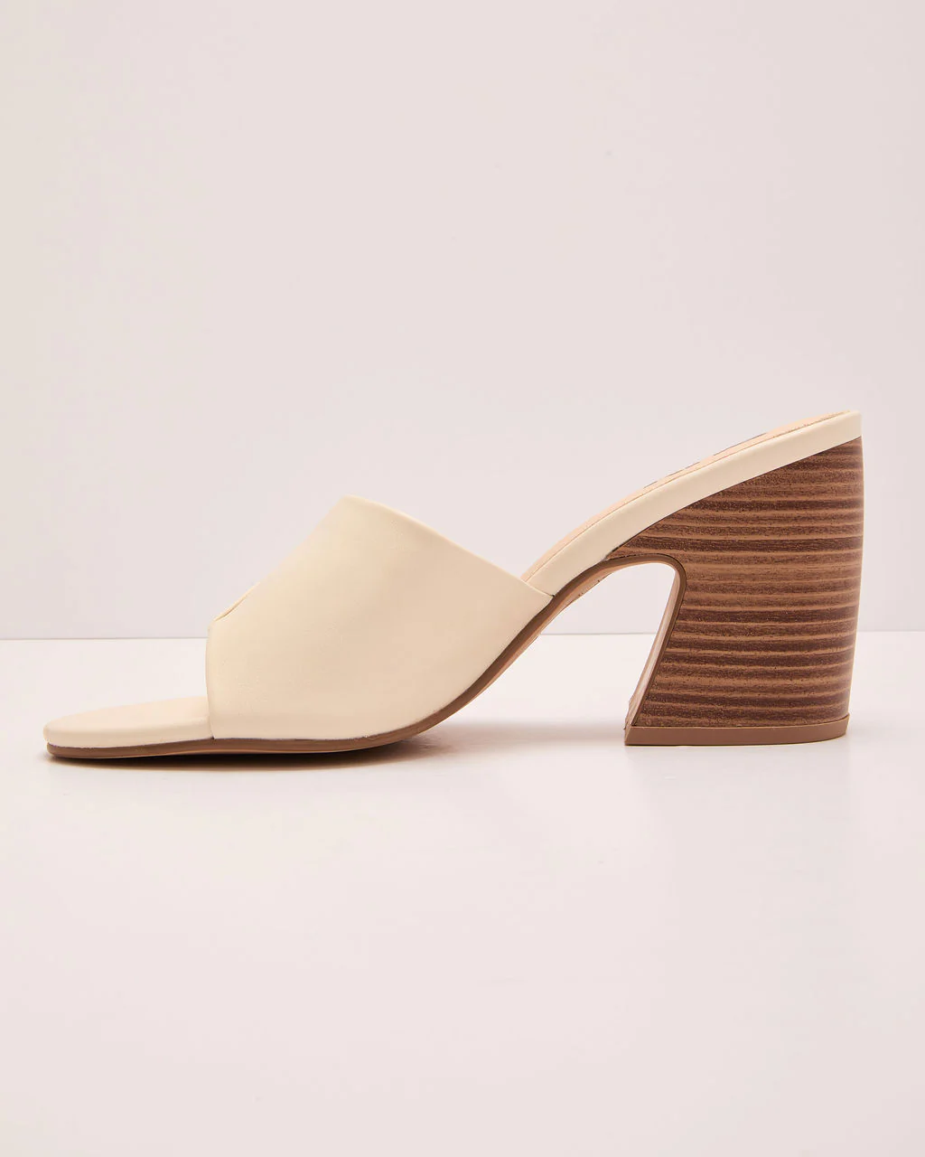 Ameliah Vegan Leather Heel Mules - Image 3