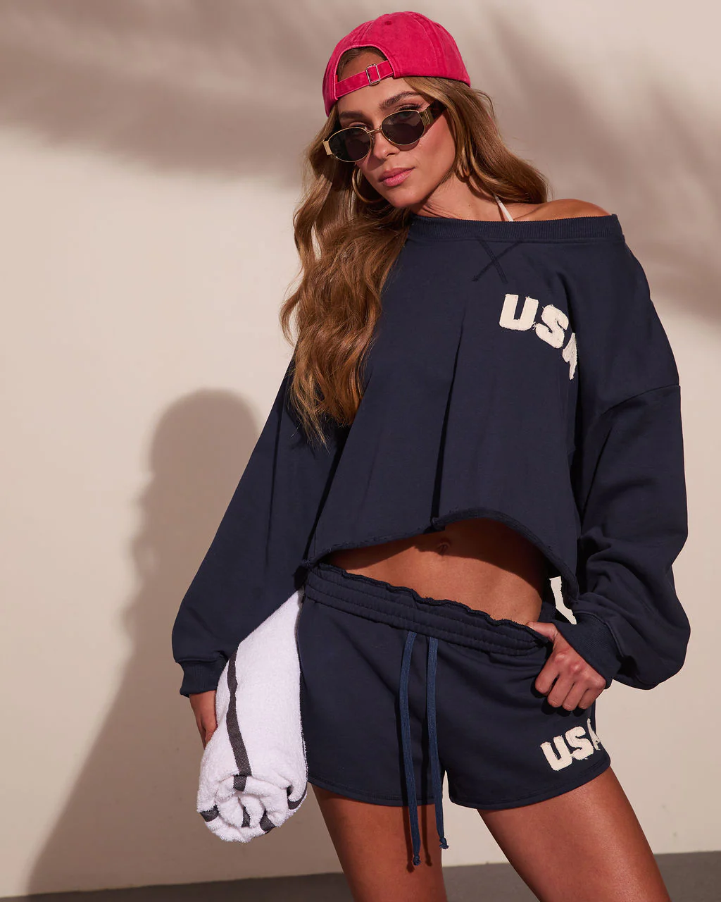American Belle Relaxed USA Embroidered Top - Image 11