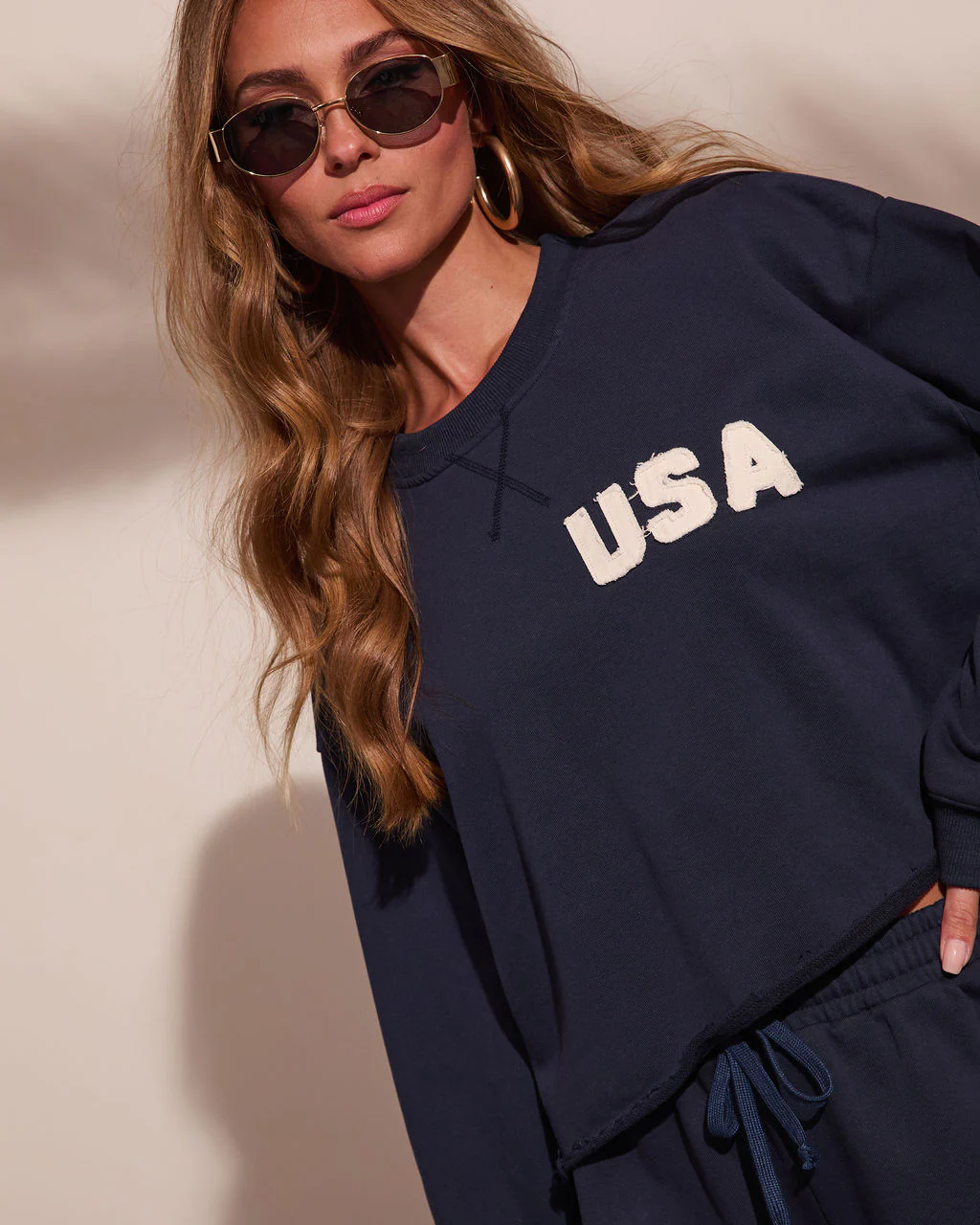 American Belle Relaxed USA Embroidered Top - Image 12