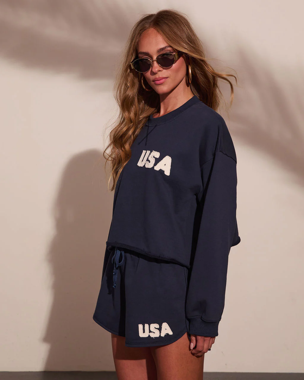 American Belle Relaxed USA Embroidered Top - Image 9