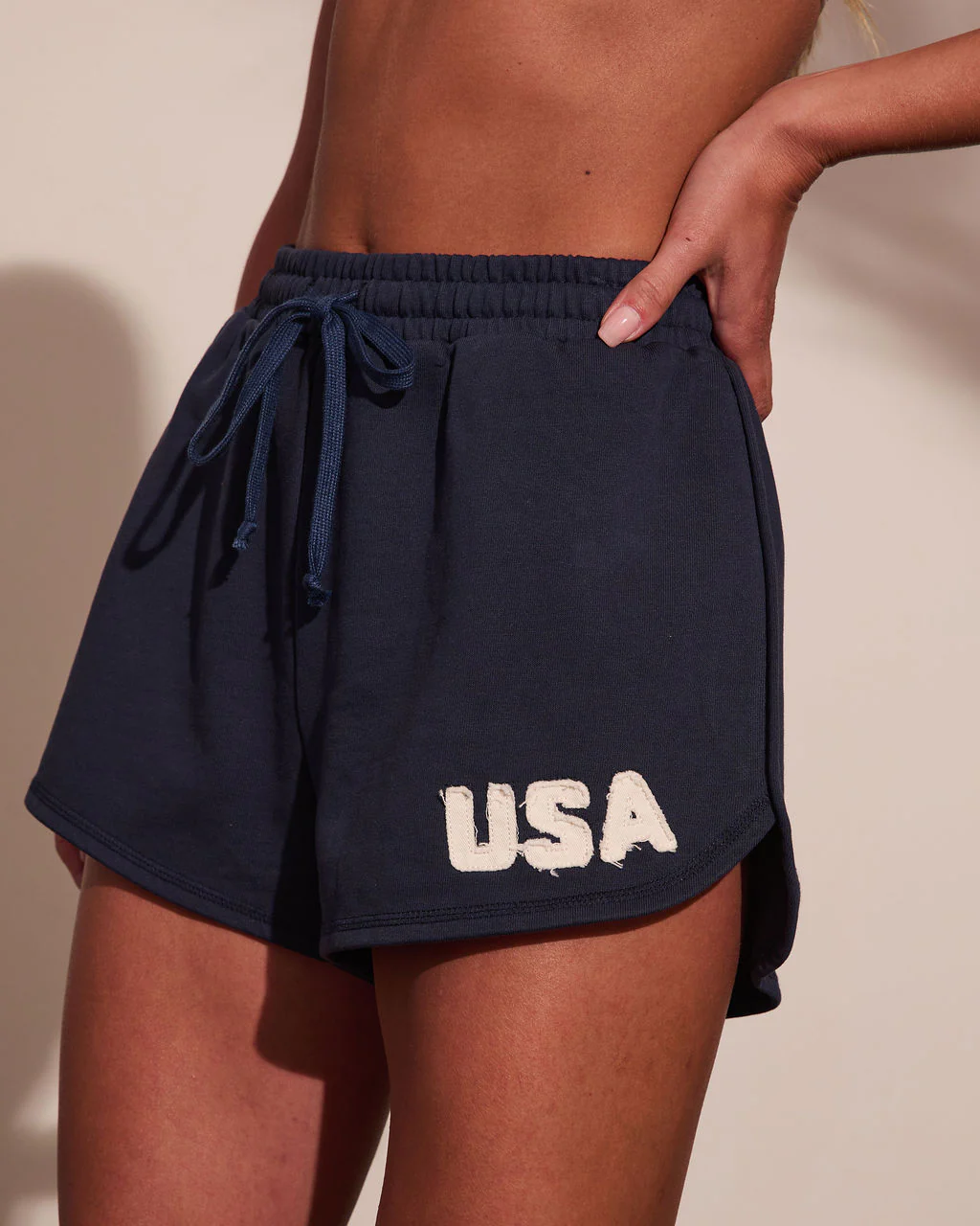 American Belle USA Embroidered Sweat Shorts - Image 9