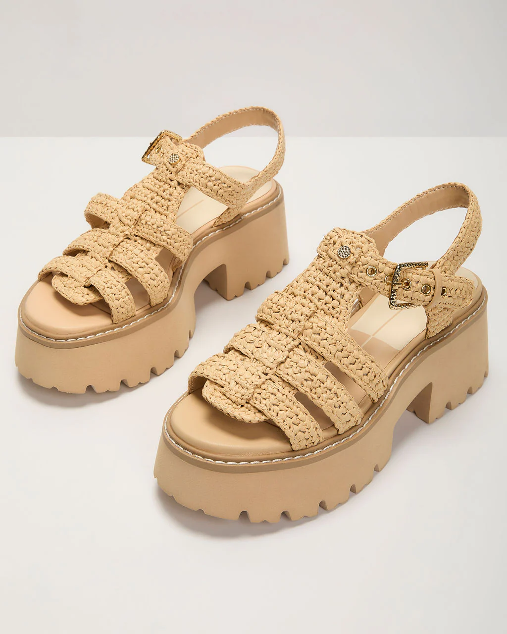 Amina Crochet Chunky Platform Sandals - Image 2