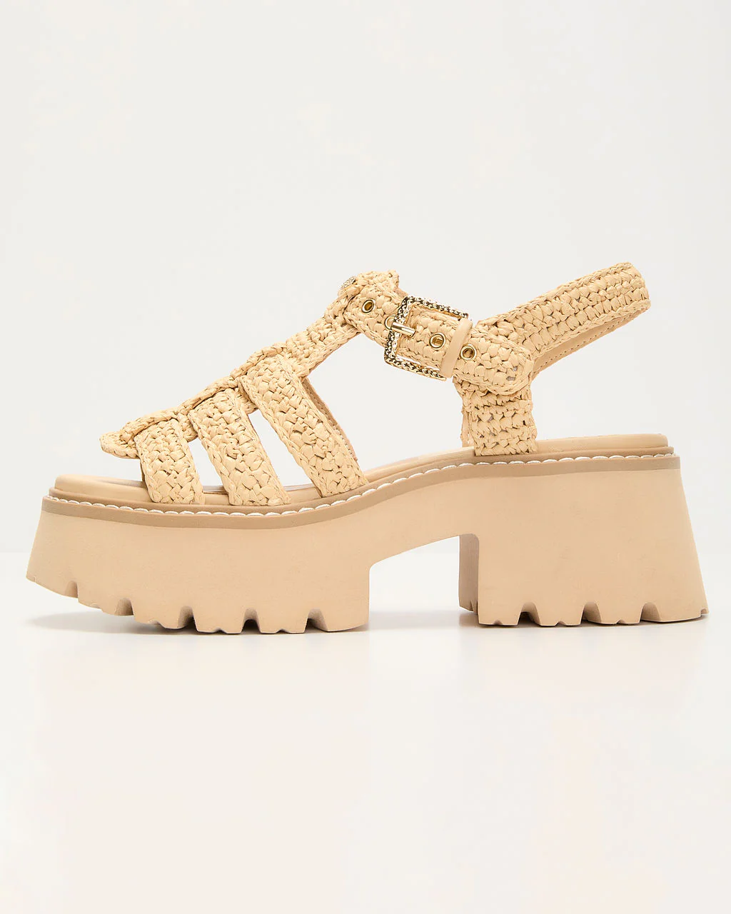 Amina Crochet Chunky Platform Sandals - Image 3