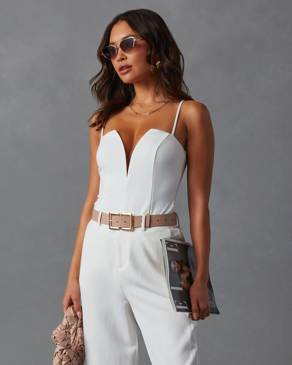 Amorette Split Neck Bodysuit - Image 11