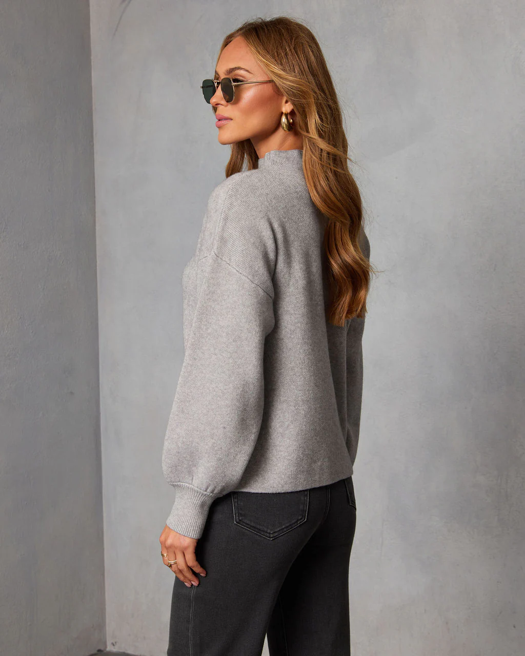 Amsterdam Mock Neck Sweater - Image 10