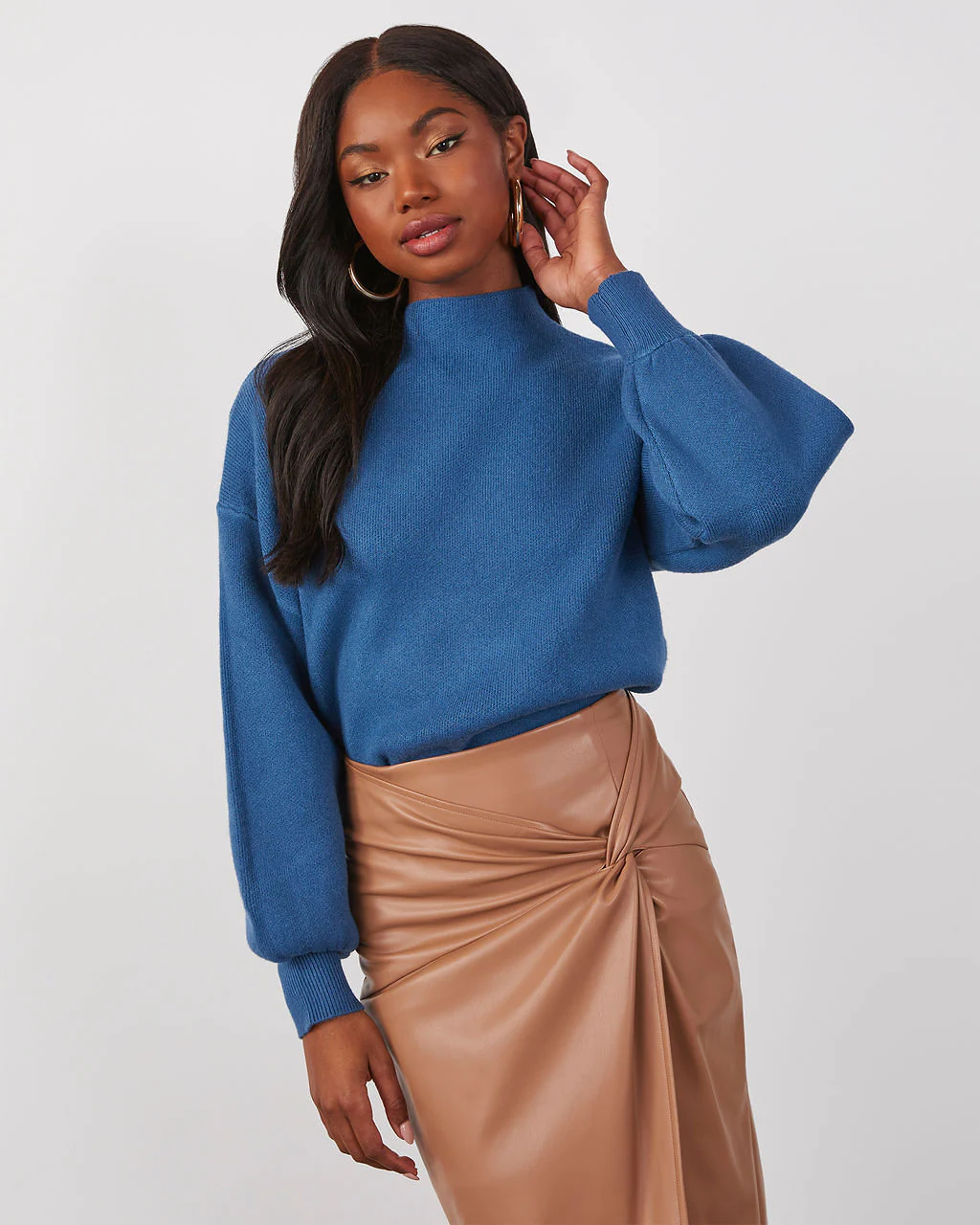 Amsterdam Mock Neck Sweater - Image 29