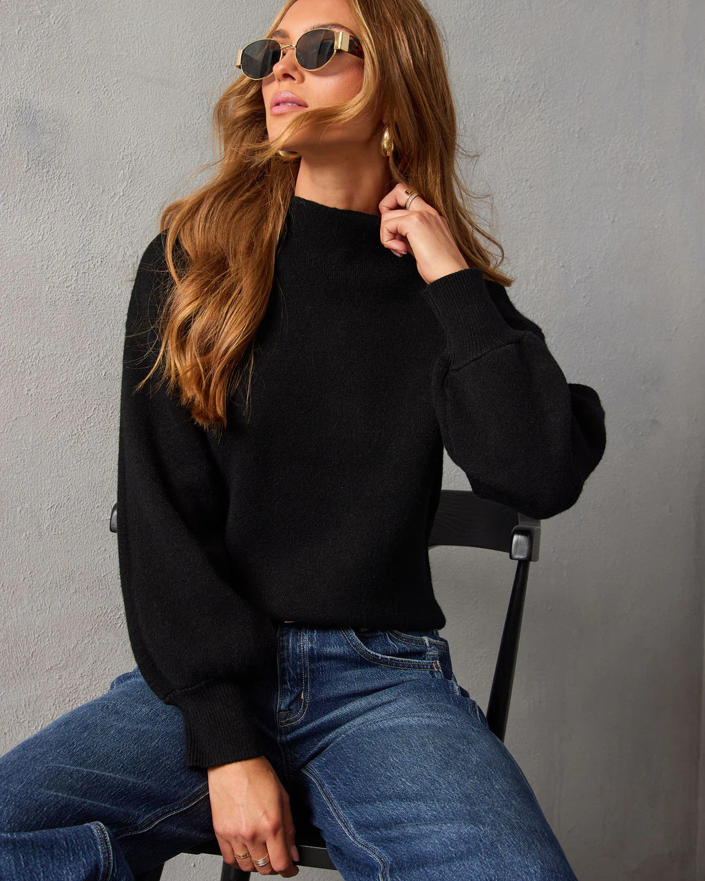 Amsterdam Mock Neck Sweater - Image 35