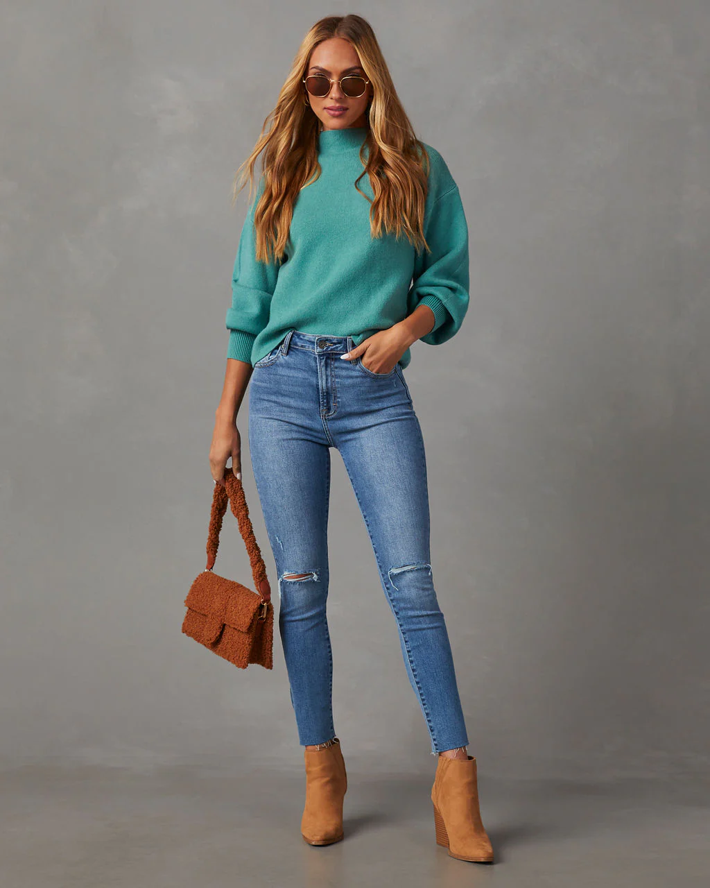 Amsterdam Mock Neck Sweater - Image 43