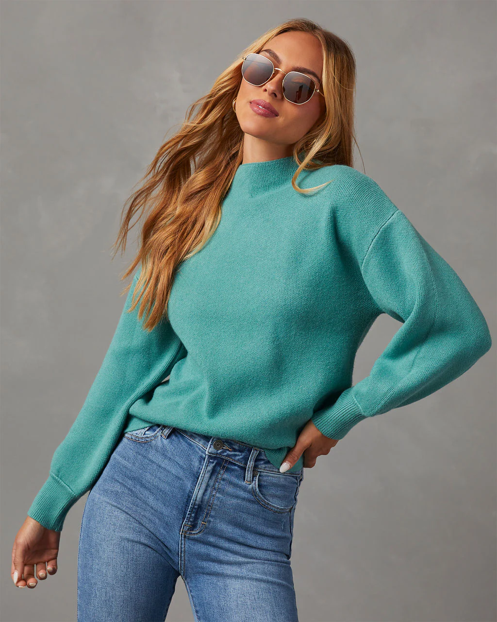 Amsterdam Mock Neck Sweater - Image 47