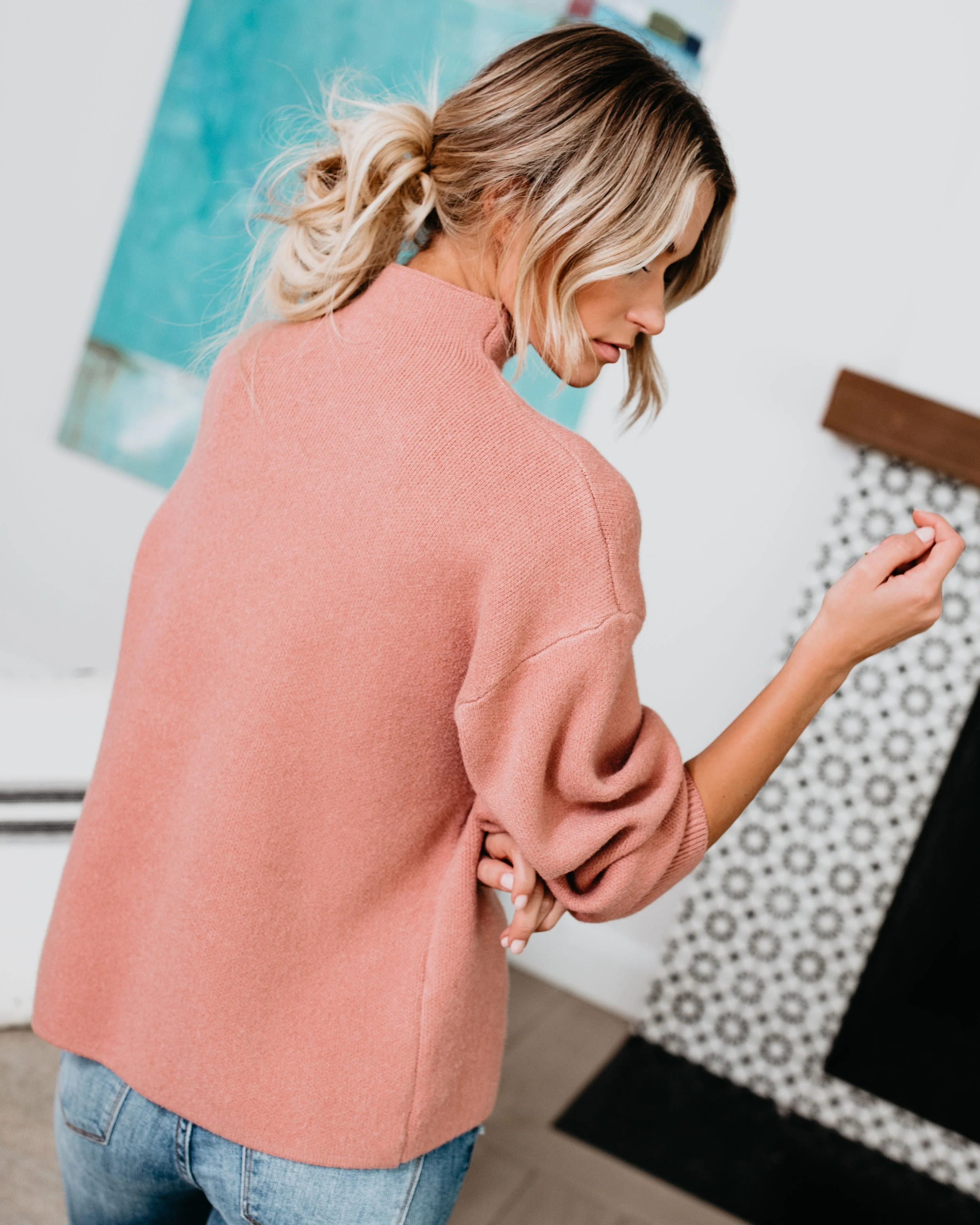 Amsterdam Mock Neck Sweater - Image 50