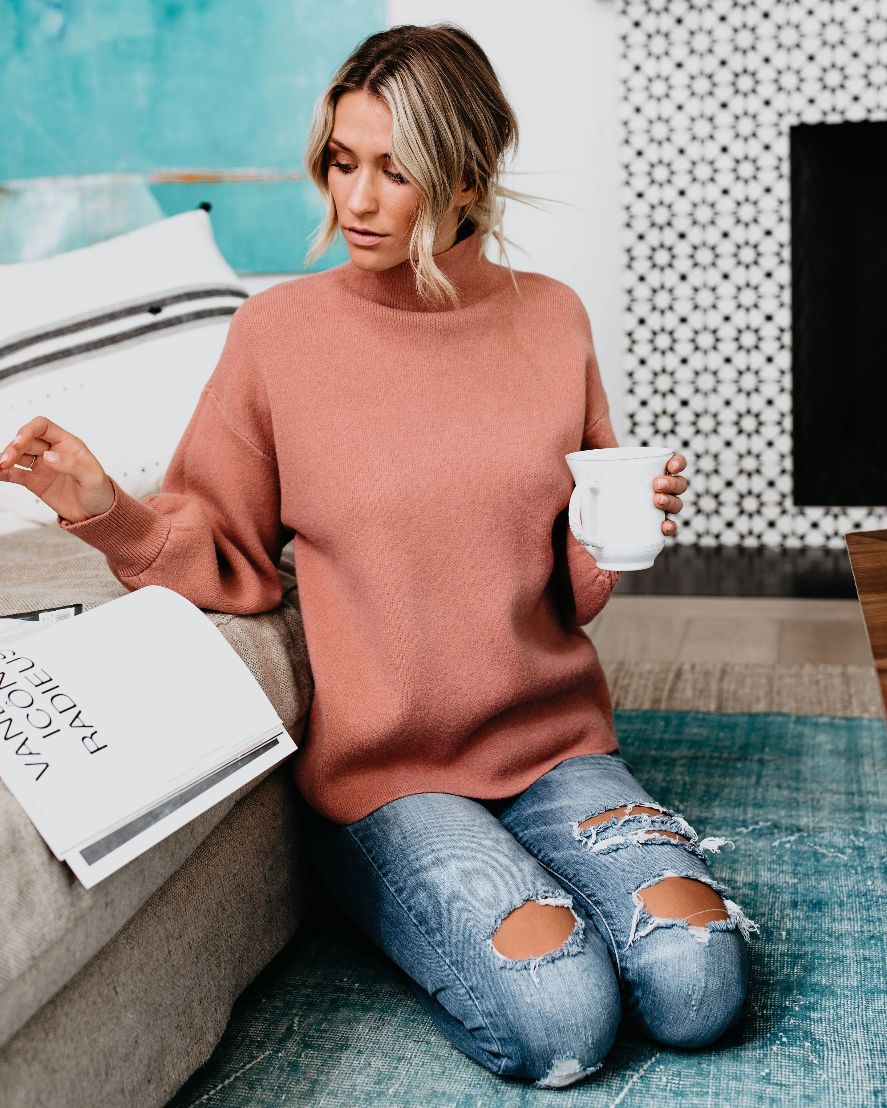 Amsterdam Mock Neck Sweater - Image 51