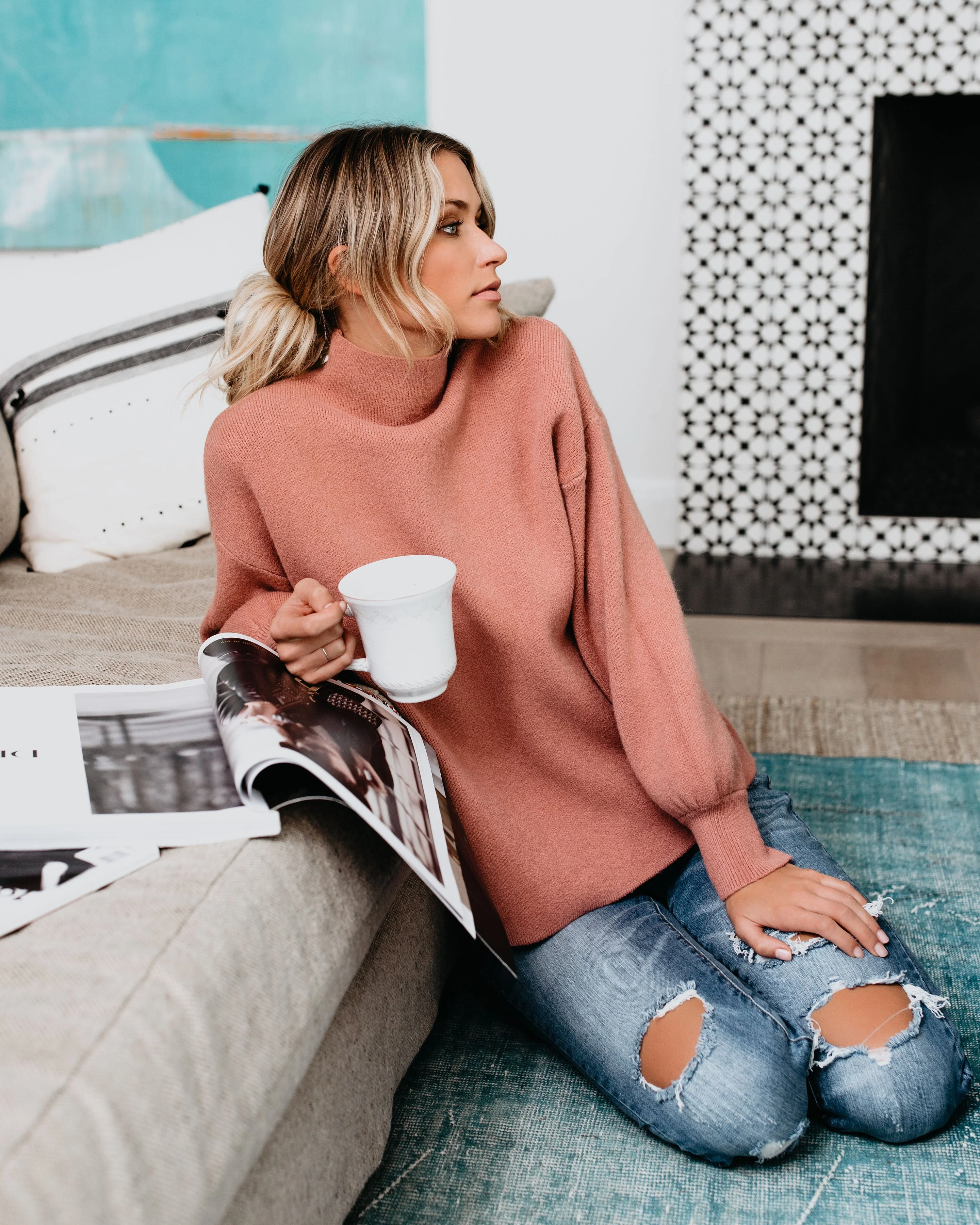 Amsterdam Mock Neck Sweater - Image 53