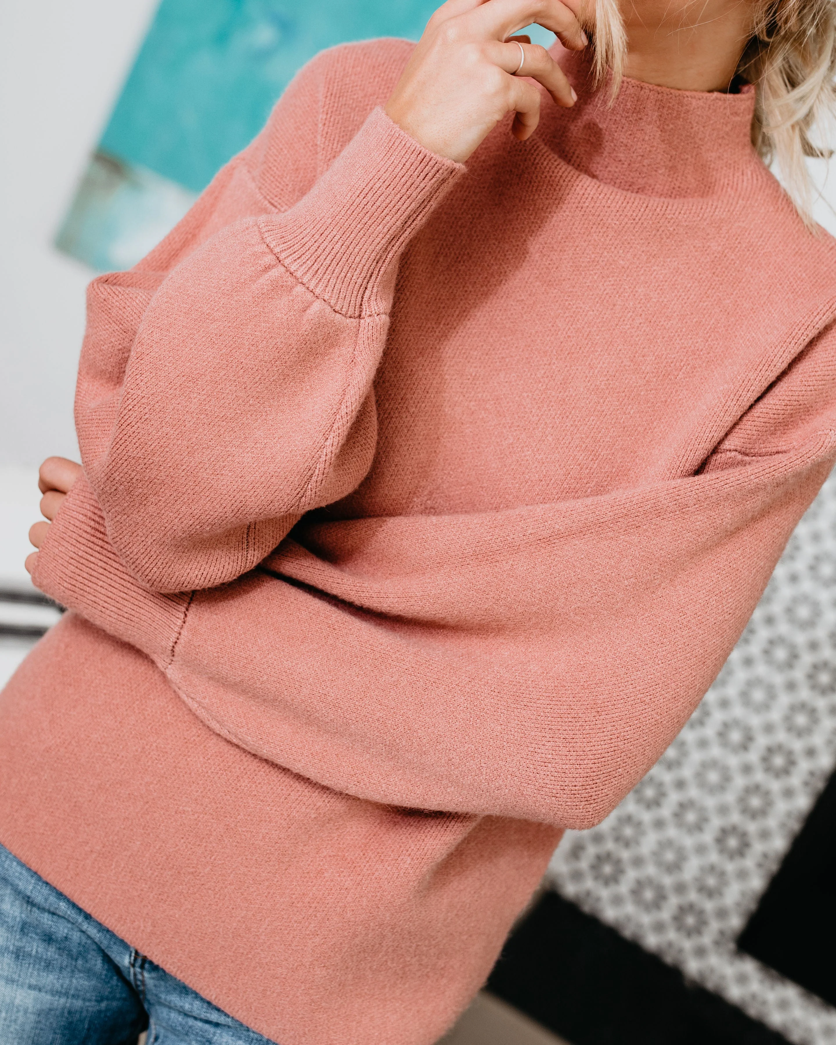 Amsterdam Mock Neck Sweater - Image 54