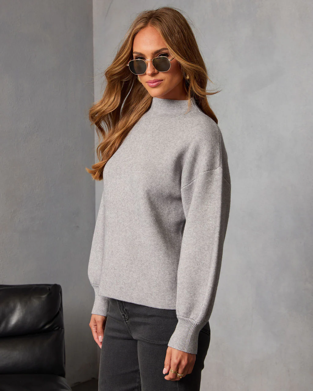 Amsterdam Mock Neck Sweater - Image 9