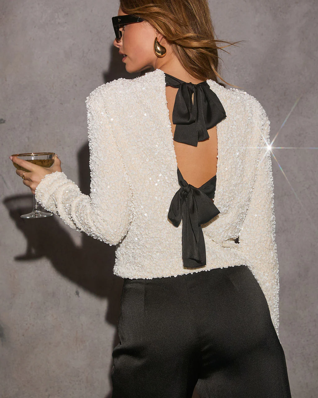 Angel Of Mine Sequin Embellished Top - Image 4