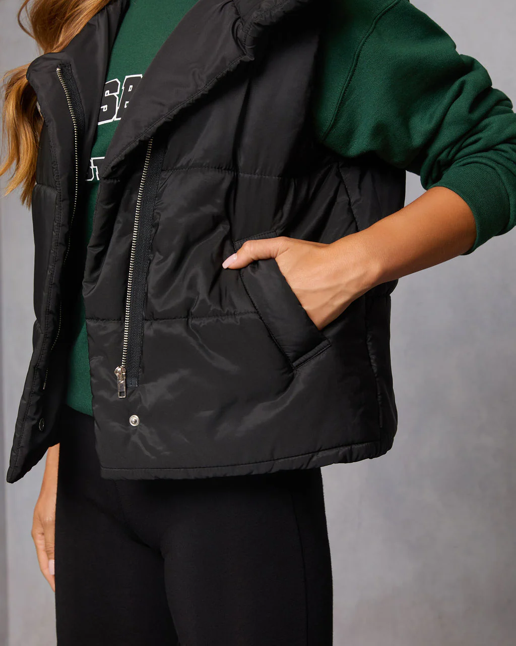 Anna Pocketed Puffer Vest - Image 12