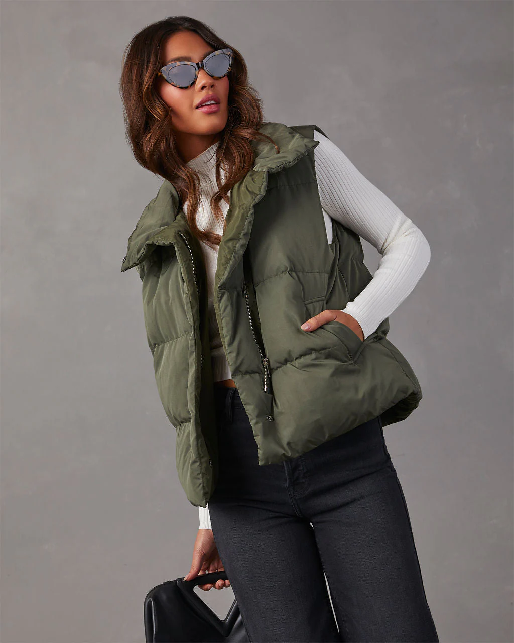 Anna Pocketed Puffer Vest - Image 15